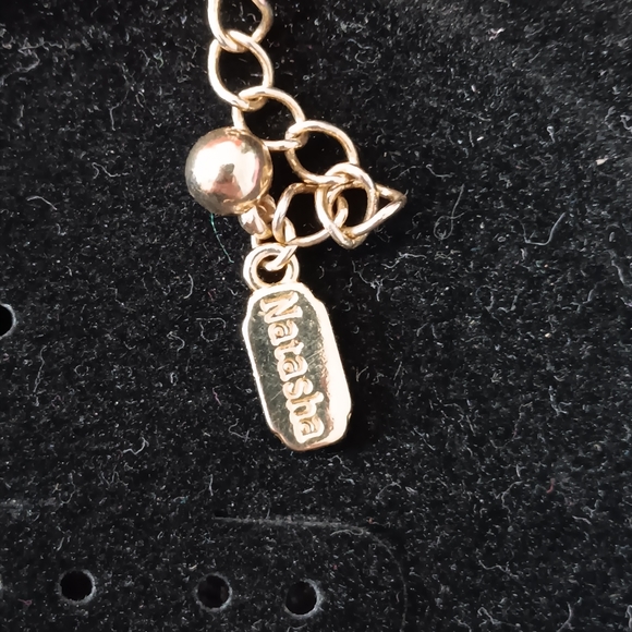 Natasha Gold Tone Chunky Link Necklace - Picture 2 of 4